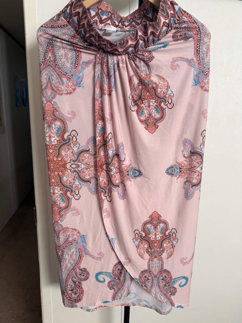 Venus Paisley Wrap Maxi Skirt